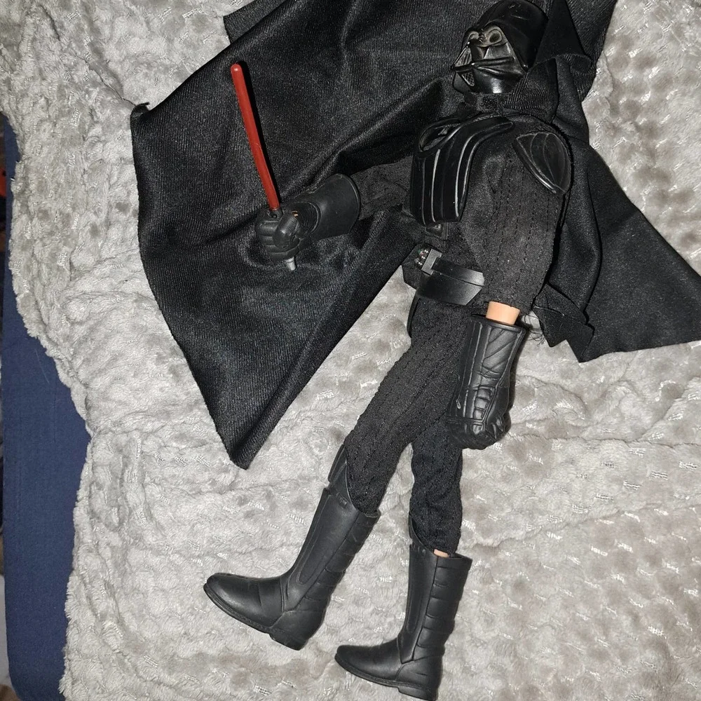 VINTAGE 12 inch 1996 Kenner Star Wars Han Solo - Darth & Yoda clock